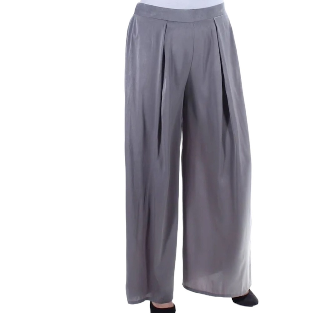 Bar III Singapore wide leg dress pants S